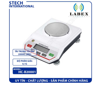 Cân kỹ thuật 1 số lẻ 2000g LABEX HC-B20001