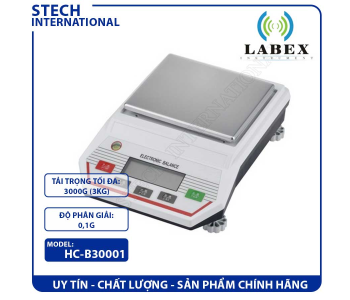Cân kỹ thuật 1 số lẻ 3000g LABEX HC-B30001