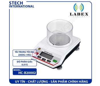 Cân kỹ thuật 2 số lẻ 2000g LABEX HC-B20002