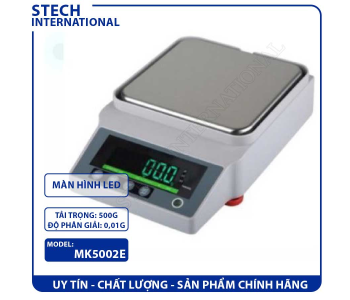 Cân kỹ thuật 2 số lẻ 500g/0.01g (màn hình LED) STECH MK5002E