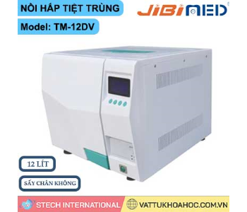Nồi hấp để bàn class B, sấy chân không 12 lít Jibimed TM-12DV