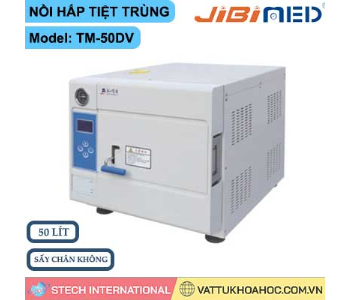 Nồi hấp để bàn class B, sấy chân không 50 lít Jibimed TM-50DV