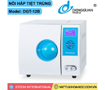 Nồi hấp tiệt trùng để bàn 12 lít, Class B (sấy chân không, thêm nước tự động) Dengguan DGT-12B