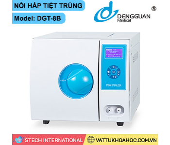 Nồi hấp tiệt trùng để bàn 8 lít, Class B (sấy chân không, thêm nước tự động) Model: DGT-8B