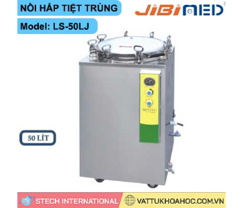 Nồi hấp tiệt trùng đứng, dạng cơ 50 lít Jibimed LS-50LJ