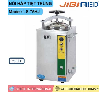 Nồi hấp tiệt trùng đứng, dạng cơ 75 lít Jibimed LS-75HJ