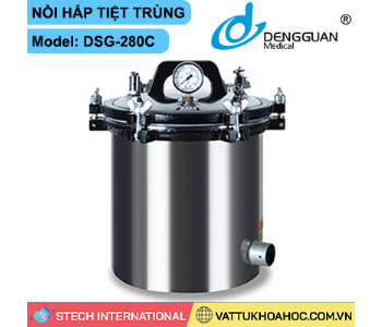 Nồi hấp tiệt trùng xách tay (gia nhiệt LPG hoặc điện) 18 lít Dengguan DGS-280C
