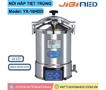 Nồi hấp xách tay 18 lít tự động (màn hình hiện số) Jibimed YX-18HDD