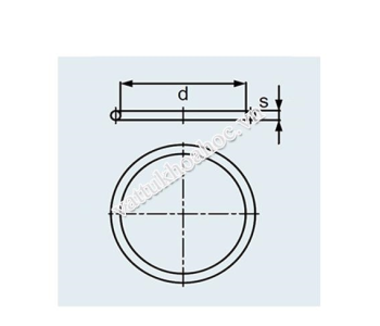 O ring Ống silicone (VMQ) phù hợp cho bình hút ẩm DURAN