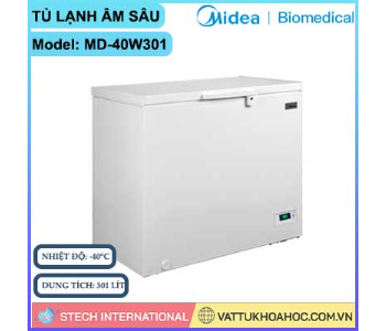 Tủ lạnh âm sâu -40℃, 301 lít (tủ nằm) MIDEA MD-40W301